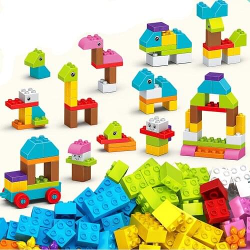 Diy Big Size Building Blocks Bricks Set Colorful Bricks City Creative Educational Toys For Children Gifts