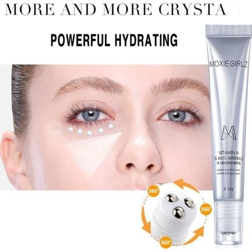 15g Massage Rolling Eye Cream Anti-wrinkle Moisturizing Oil-control Refresh Cream