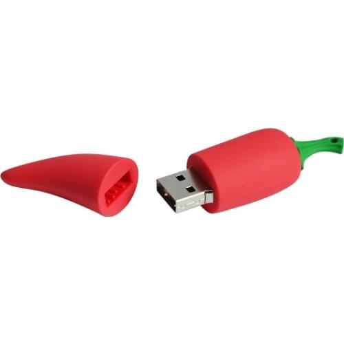Cute cartoon hottest Chilli usb Cartoons 4GB 8GB 16GB 32GB 64GB pendrive USB Flash Drive creative gifty Stick Pendrive