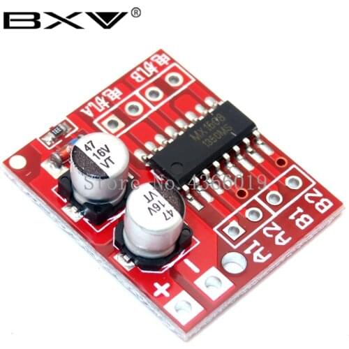1pcs 2 DC motor drive module reversing PWM speed dual H bridge stepper motor Mini victory L298N