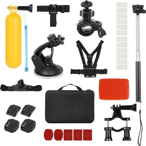 Andoer 30-in-1 Action Camera Accessories Kit Sports Camera Accessories Set for GoPro Hero 9 8 Max 7 6 5 for Insta360 SJCAM