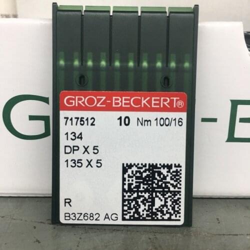 Germany GROZ-BECKERT Titanium DBxK5/DBxK5 SAN1/DBxK5 GEBEDUR/DBxK5KK/DBxK5SS/DBXK5TR Commercial Embroidery Machine Needles