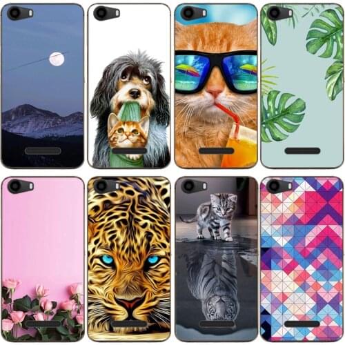 New Fashion TPU Case for Micromax Spark 2 Q334 Painting Soft Cartoon Coque Cover for Wiko Lenny 2 Capa