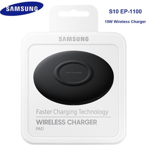 Original Samsung Fast Charging Wireless Charger PAD EP-P1100 For Galaxy S21/S20 Ultra /10/S9/S8 plus For iphone 12 For xiaomi 11