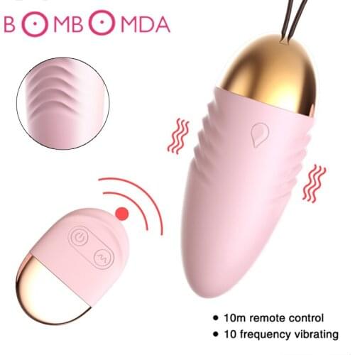 Bullet Vibrator 10 Speed Vibrating Eggs G Spot Massage Clitoris Stimulator Remote Control Vibrator Sex Toys For Women Masturbate