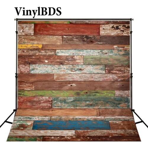 VinylBDS Photo Backdrops Color Wood Wall Photography Backdrops Newborn Backdrops Background