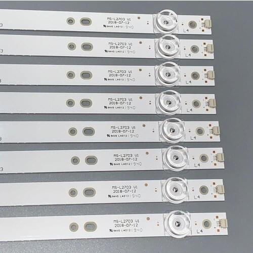High quality original light bar to maintain TV backlight MS-L2703 V1 3V 436MM 64ML200 A34 M196 H 2K 2.3.0449D9A12001