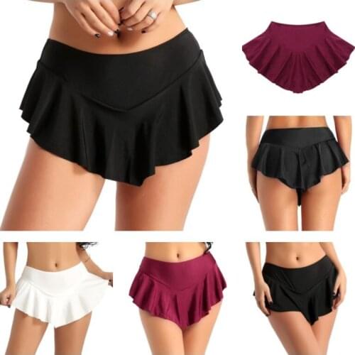 Women Fashion Skirts 2021 Solid Tennis High Waist Plain Skater Flare Pleated Short Mini Hot Skirts Sexy Short Skirt