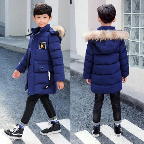 2020 New Winter Clothing Boys 4 Keep Warm 5 Children 9 Coat 8 Teens 10 To 15 Years Old Thicker Cotton Winter Jacket -30 Degrees