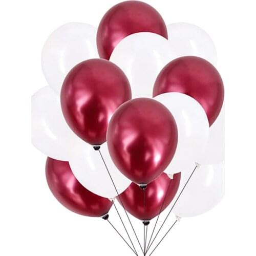 10/20Pcs 5/10/12inch Pearl Wine Red Grape Purple Latex Balloons Burgundy Wedding Decor Birthday Party Decorations Supplies