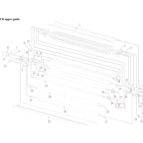 H153261 Bearing for Noritsu LPS24 PRO minilab 3pcs/lot
