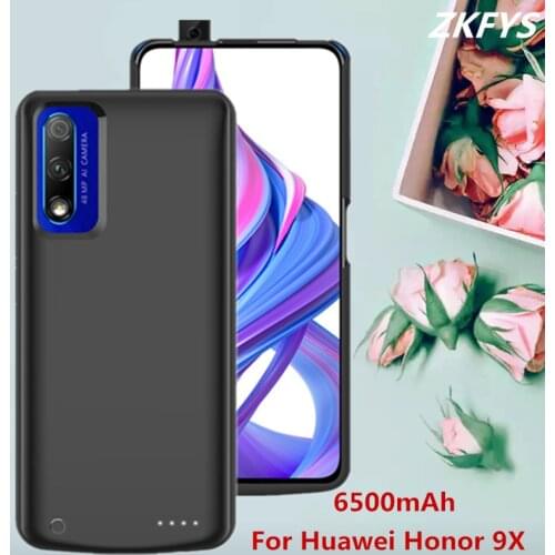 Power Case For Huawei Honor 9X Charger Battery Power Case 6500mAh Large Capacity External Power Bank Phone Charger Battery Cases