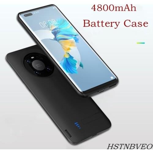 4800mAh Portable Power Bank Battery Charger Cases For Huawei Mate 40 Pro External Powerbank Power Case For Mate 40 Battery Case