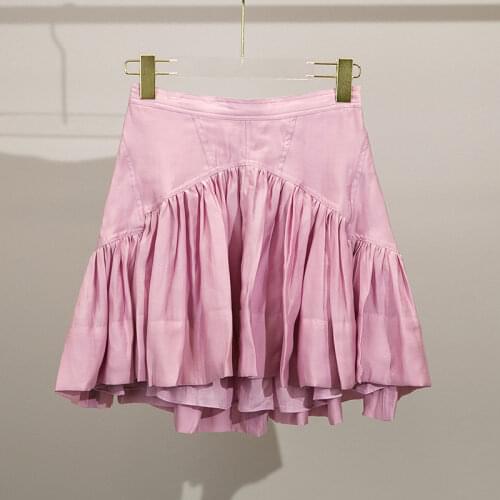 DOUBLE STRAWBERRY DS Women's Pleated Skirts