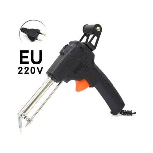 110/220V 60W Soldering Tin Gun Suction Tin Device Electric Welding Gun Tool Send Tin Soldering Iron Gun Solder Tool US/EU Plug