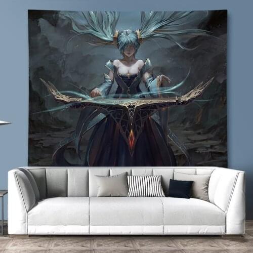 Cartoon Hero Printed Anime Tapestry Boy Dorm Game Room Decor Wall Hanging Tapestry Tapiz Wall Decor Anchor Tapestries