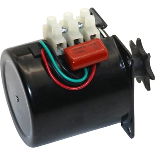 Incubator Turn The Eggs Motor Reversible Geared Motor 220V Incubator Accessories 2.5r/Min Reversible Geared Components