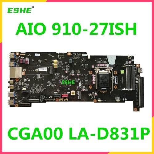 AIO 910-27ish CGA00 LA-D831P motherboard For lenovo AIO Y910-27ISH all-in-one motherboard DDR4 100% Fully Tested&High quality