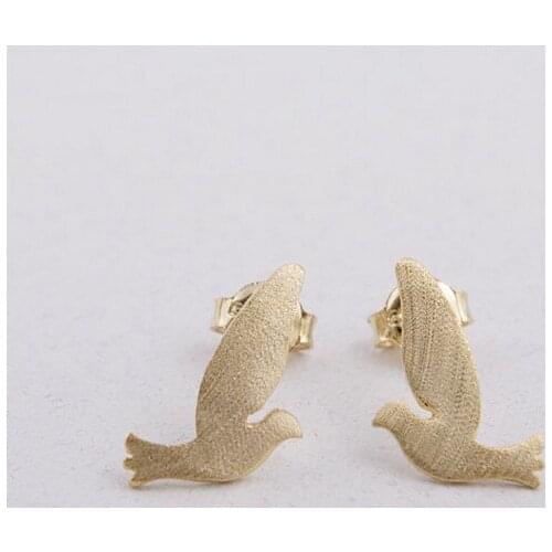 Fashion Peace Bird Earring Cute Cartoon Animal Ear Studs