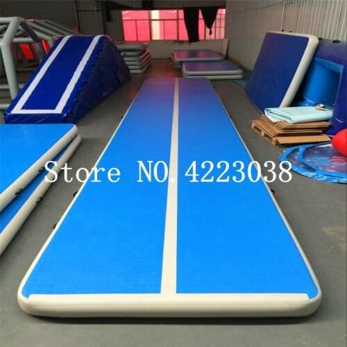Free Shipping 10*2*0.2m Inflatable Gymnastics Airtrack Tumbling Mat Air Track Floor Mats with Pump for Use Training/Cheerleading