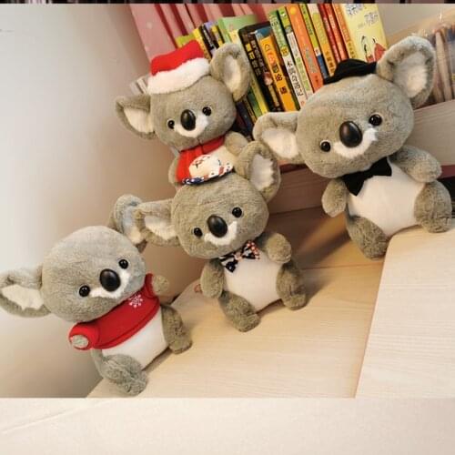 New Australian Couple Cute Koala&Mouse Plush Stuffed Soft Doll Transform Koala plush ins mouse Baby soothing toy bag accessories