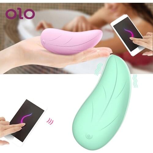OLO Wearable Panty Vibrator APP Bluetooth Wireless Remote Control Vibrating Egg Clitoris Vagina Stimulator Sex Toys for Women