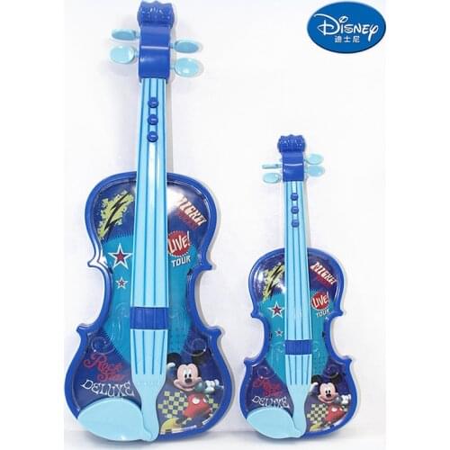 Disney Frozen Princess Mickey Mouse Violin Education Toy Musical Instrument Simulation Musical Instrument Girl Holiday Gifts