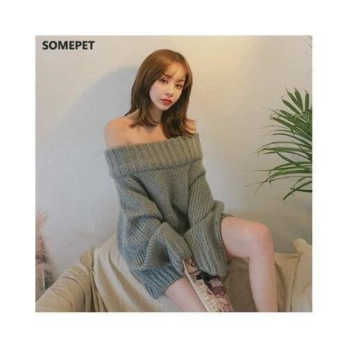 Женские пуловеры с открытыми плечами Somepet China At AliExpress