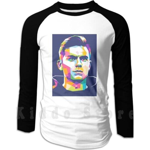 Paulo Dybala Displate-Hoodies Long Sleeve Dybala Paulo Ronaldo Cristiano Football Soccer Goal Celebration