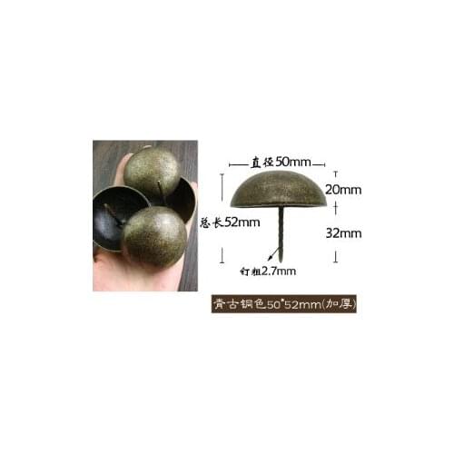 Upholstery Nail Tachas Jewelry Gift Case Box Sofa Furniture Decorative Tacks Stud Pushpin Hardware 50mm*52mm