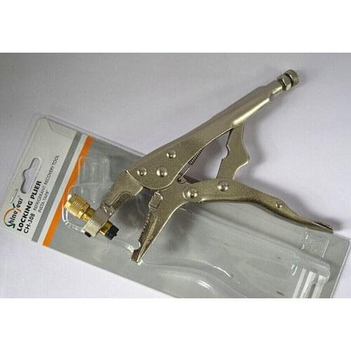 Refrigerant recovery clamp CH-308 refrigerator air conditioning copper tube snow type liquid refilling pliers refrigeration tool