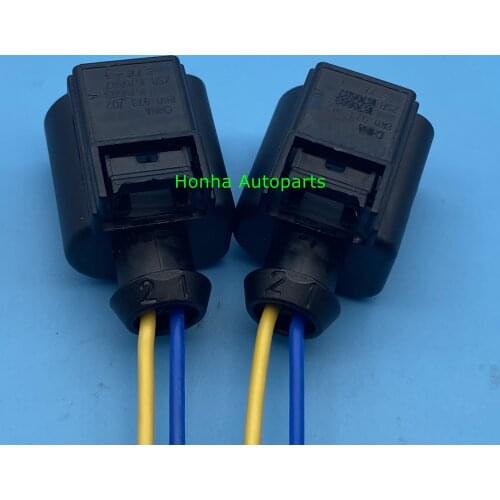 2-pin automotive electrical connector seat adjustment plug with pigtail 8K0973702 forA3 A6 A8