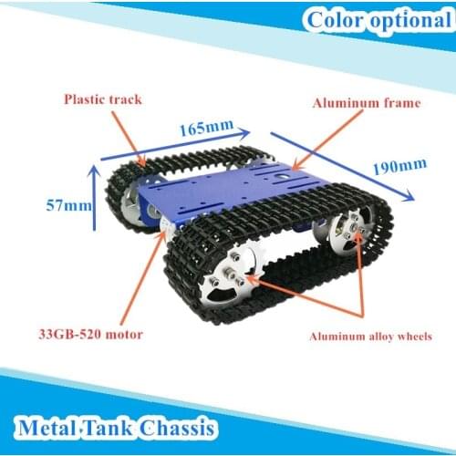 2018 New Design WiFi RC Tank Chassis Robot Platform Tracked Chassis with Solid Structure for Arduino/Nodemcu Development