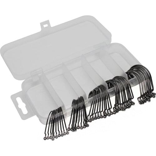 50pcs/set fishing hook офсетные крючки 2#-3/0# carp fishing anzuelos de pesca mar pesca accesorios mar рыбаловные снасти