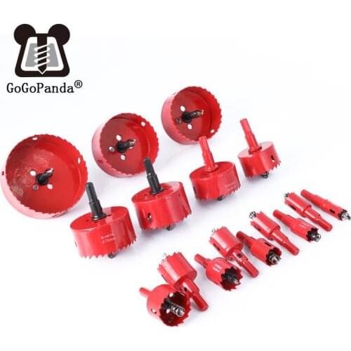 8pcs/set M42 Set Sale Bimetallic Bit Carpentry Openings For Plasterboard Canister Light Box Open Hole Drilling Suit Tools