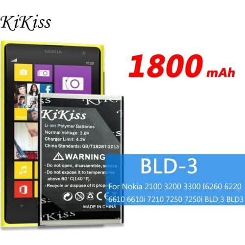Smart Mobile Phone Batteria BLD-3 battery for Nokia 7210 3300 2100 6220 6200 6610 6610 7250 I6260 6610i 7250i Battery BLD3 BLD 3