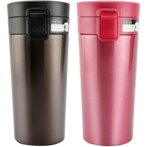 Car Business Coffee Cup 304 Stainless Steel Vacuum Vacuum Flask Inner Liner with Copper Plating with Non-slip Cup Bottom