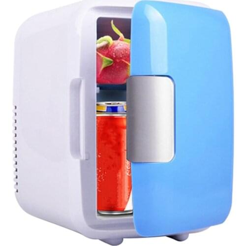 Car Fridge 4L Portable Mini Refrigerator Car Fridge Cool Auto Compressor Freezer RV Van Truck Travel Cooler Home Use 12V
