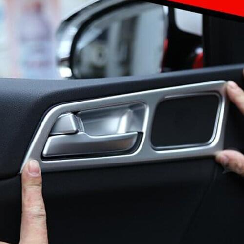 For KIA Sportage 2016 2017 Left Hand Drive Car Interior Accessory Door Handle Bowl Cover Hood Master Trim Auto Assy ABS Matte