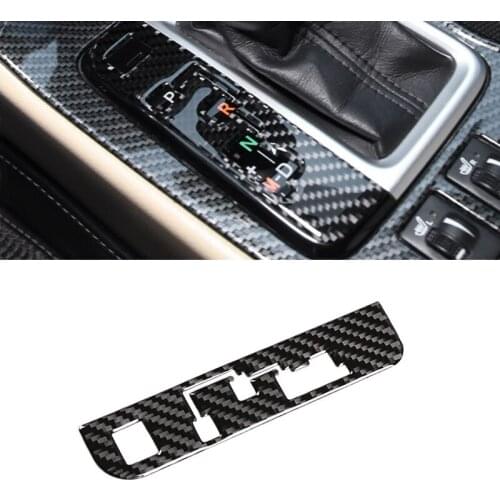 For Toyota Highlander 2015 2016 2017 2018 Carbon Fiber Center Control Gear Shift Panel Side Button Frame Cover Protective Trim