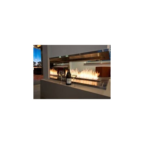 Inno-Fire 60 inch silver or black automatic intelligent smart indoor alcohol fireplace