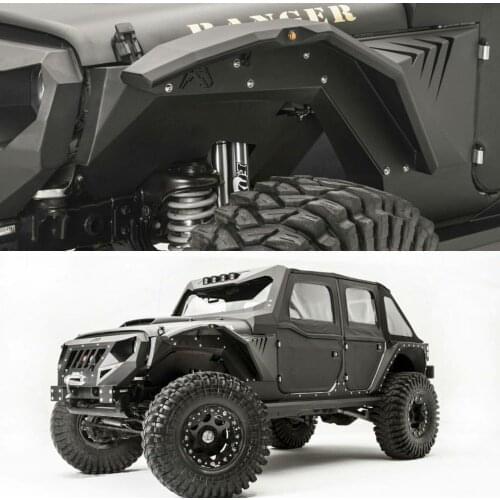 J195-9 Newest Released JK Amour fender Flares For JEEP wrangler JK 2007-2017 LANTSUN