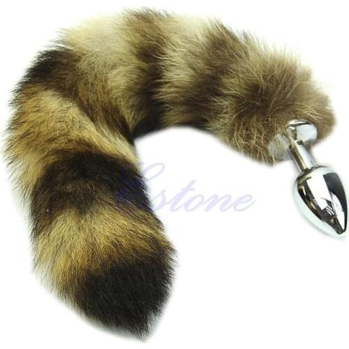 Love Faux Raccoon Tail Butt Anal Plug Sexy Romance Sex Funny Adult New