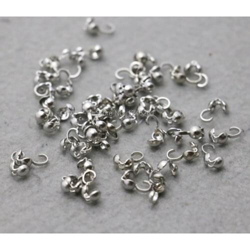 10PCS Silver-plate clip Hardware Metal Fittings for Accessory clamp Machining metal parts DIY Jewelry End Buckle Making Design