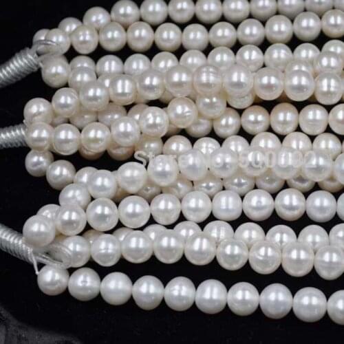 Wholesale 10mm near round potato real freshwater pearl strand