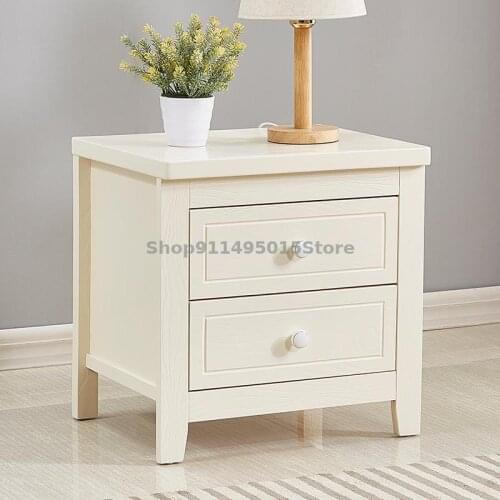 Solid Wood Bedside Table Simple Modern Bedroom Childrens Room Boy Girl Princess Bedside Cabinet