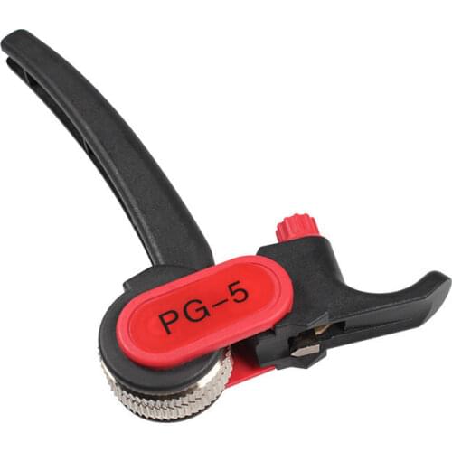 Cable Stripping Pliers PG-5 Manual Stripping Device, Stripping Knife, Round Cable Ratchet Type 25mm