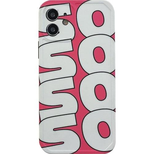 Simple English Letter SO Case for iPhone 12 Pro Max Back Phone Cover for 12 Mini 11 Pro Max X XS XR 8 7 Plus SE 2020 Capa