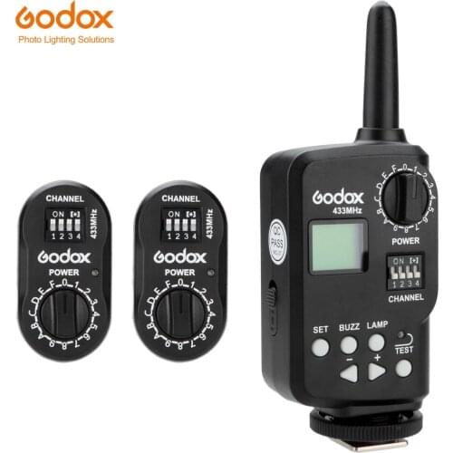 Godox FT-16 Wireless Power Controller Remote Flash Trigger + 2x FTR-16 Receiver for Godox Witstro AD180 AD360 Speedlite Flash