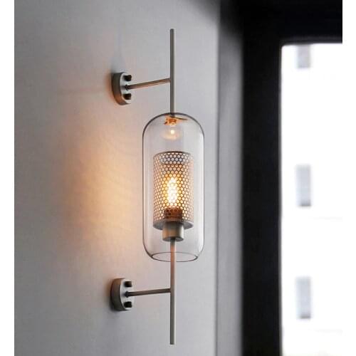 Modern Glass Wall Lamps Fixture Luminaire Sconce Lighting Bedside Living Room Home Decoration Aisel Horridor Golden Ball Light